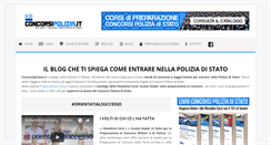 Desktop Screenshot of concorsipolizia.it